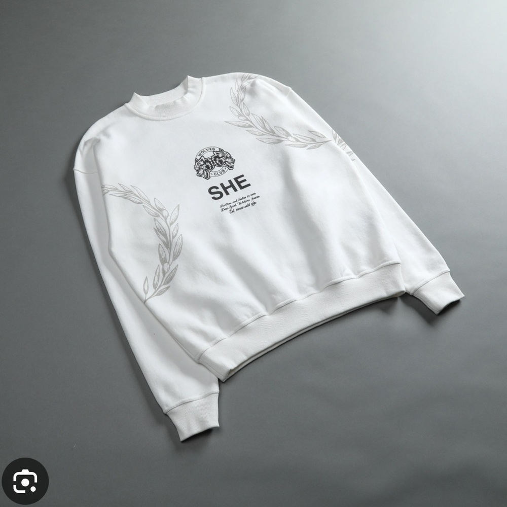 DarcSport
Crown Cornell Crewneck in Cream